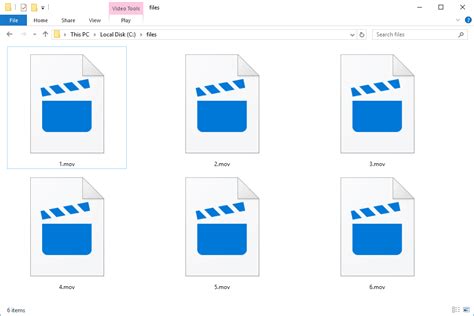 MOV File Extension .